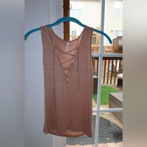 Active USA size small tan tank. Buttery soft feeling material